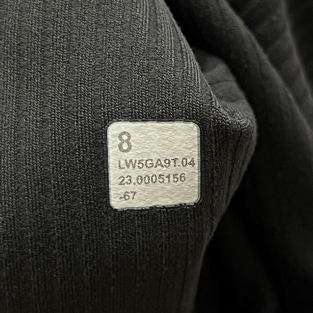 Lululemon Align Ribbed High-Rise Wide-Leg Pant Graphite Grey 8 - Picture 10 of 11